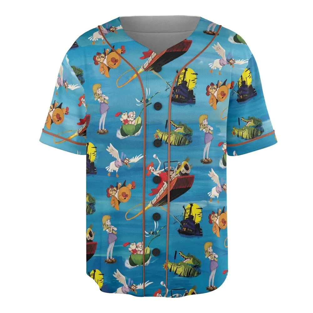 Chasing The Rescuers Characters Unisex Baseball Jersey - 3