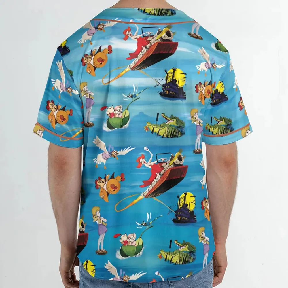 Chasing The Rescuers Characters Unisex Baseball Jersey - 2