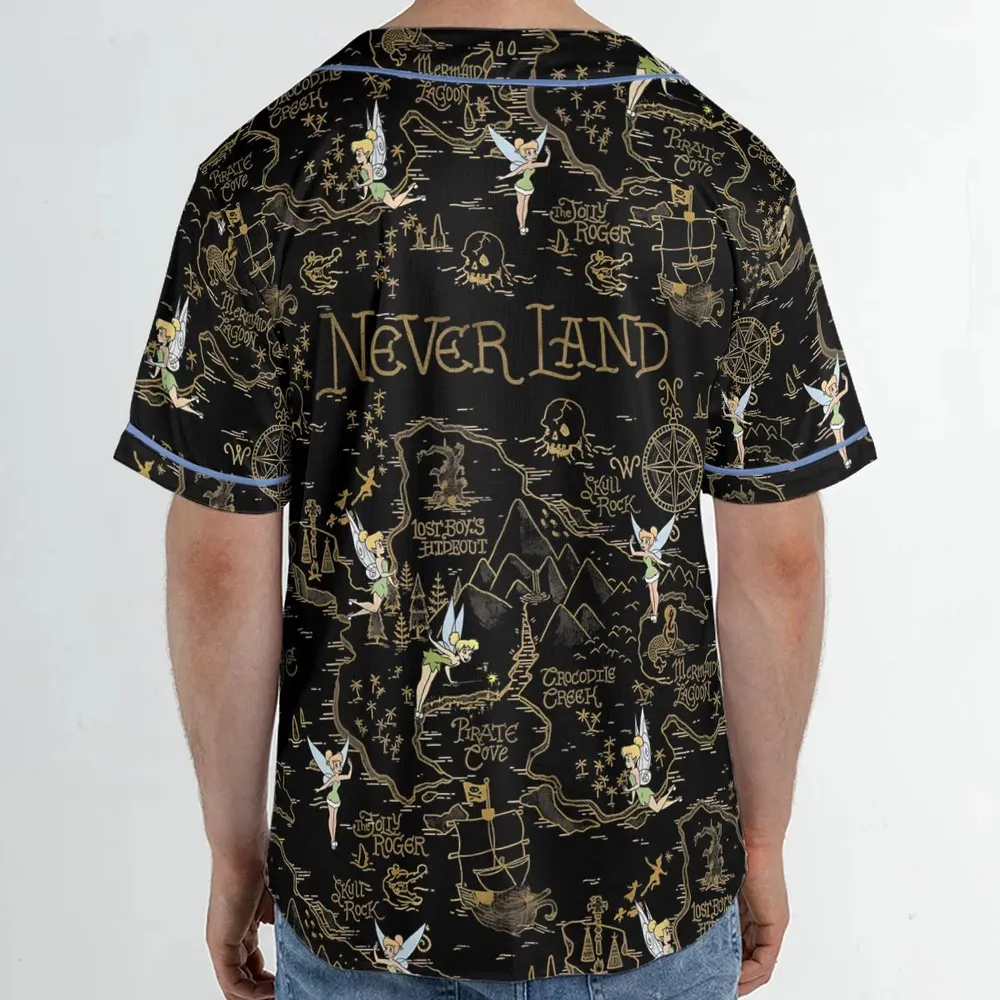 Finding Neverland Tinker Bell Unisex Baseball Jersey - 2