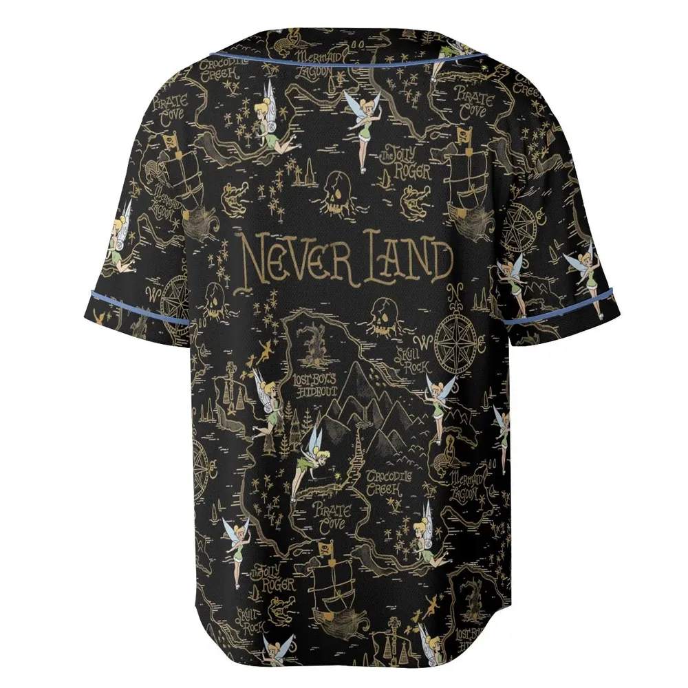 Finding Neverland Tinker Bell Unisex Baseball Jersey - 4