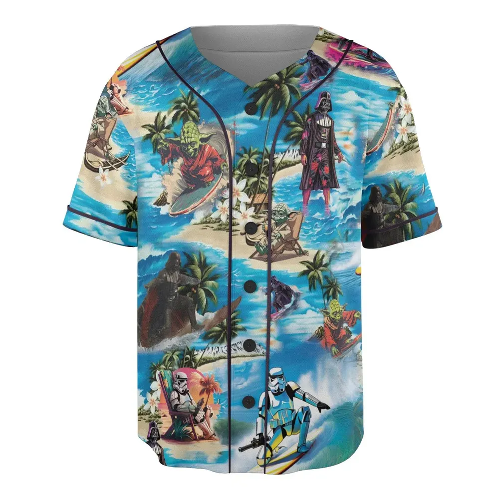 Star Wars Summer Vibes Unisex Baseball Jersey - 3