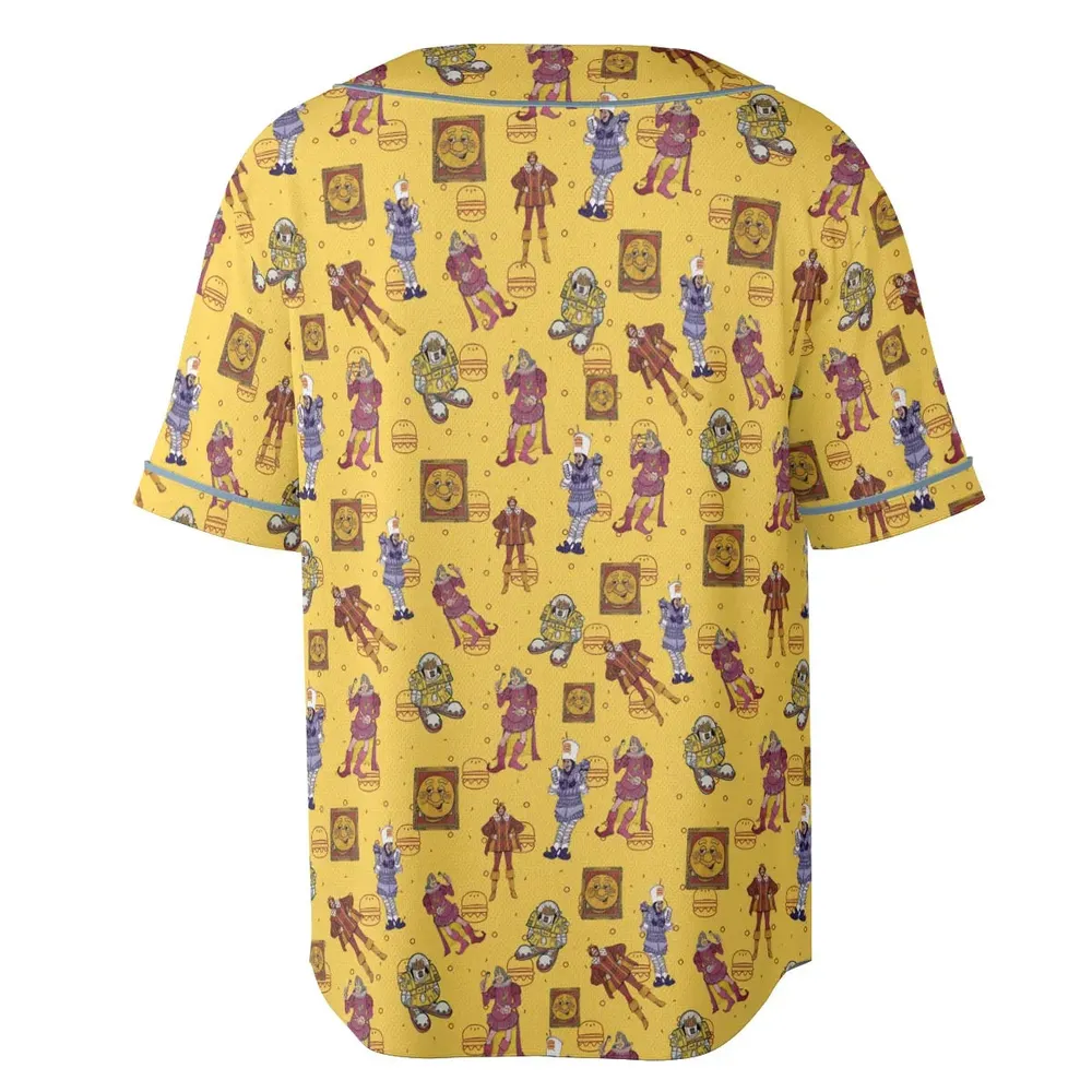 Vintage Burger King Commercial 1980 Unisex Baseball Jersey - 4
