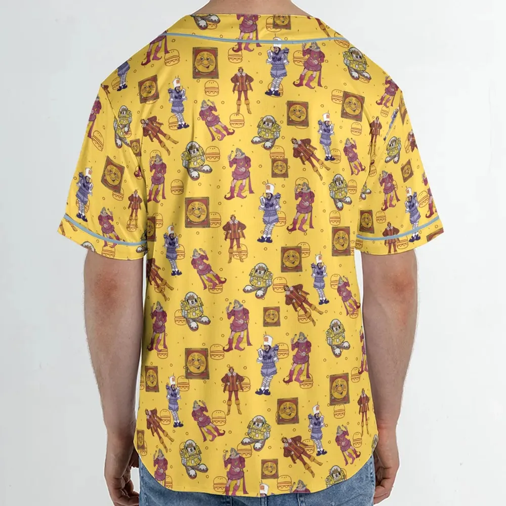Vintage Burger King Commercial 1980 Unisex Baseball Jersey - 2