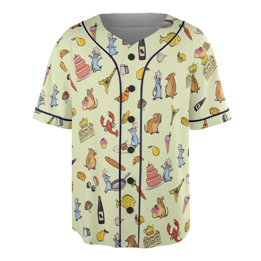 Chef Life Ratatouille Unisex Baseball Jersey - 3
