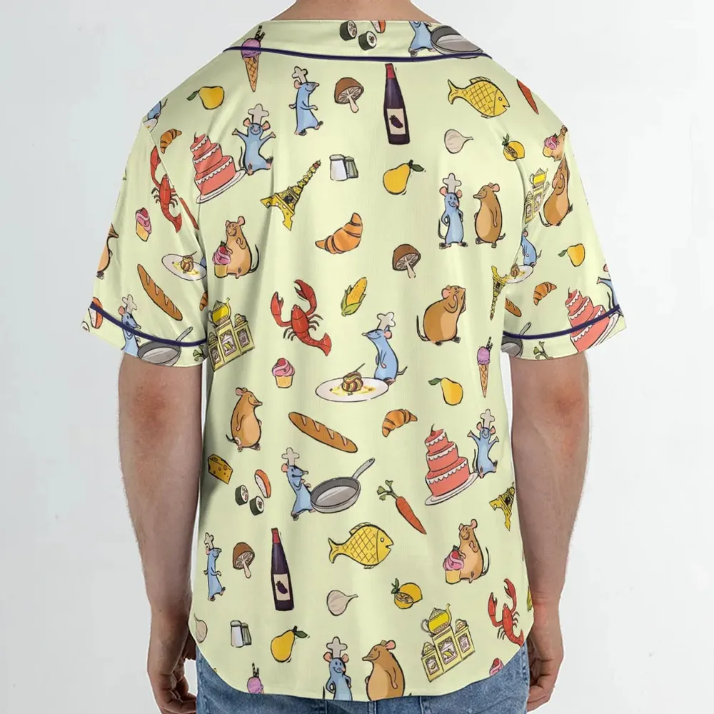 Chef Life Ratatouille Unisex Baseball Jersey - 2