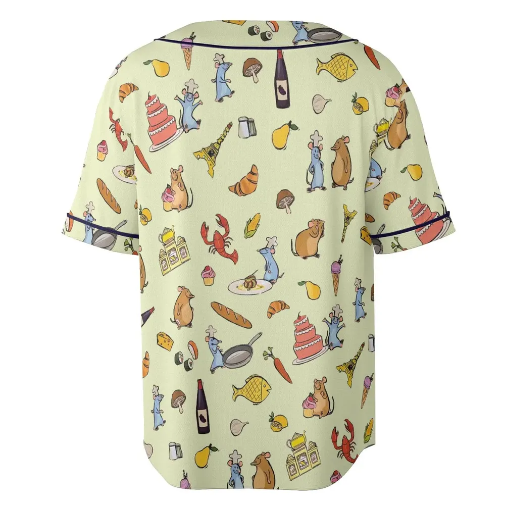 Chef Life Ratatouille Unisex Baseball Jersey - 4
