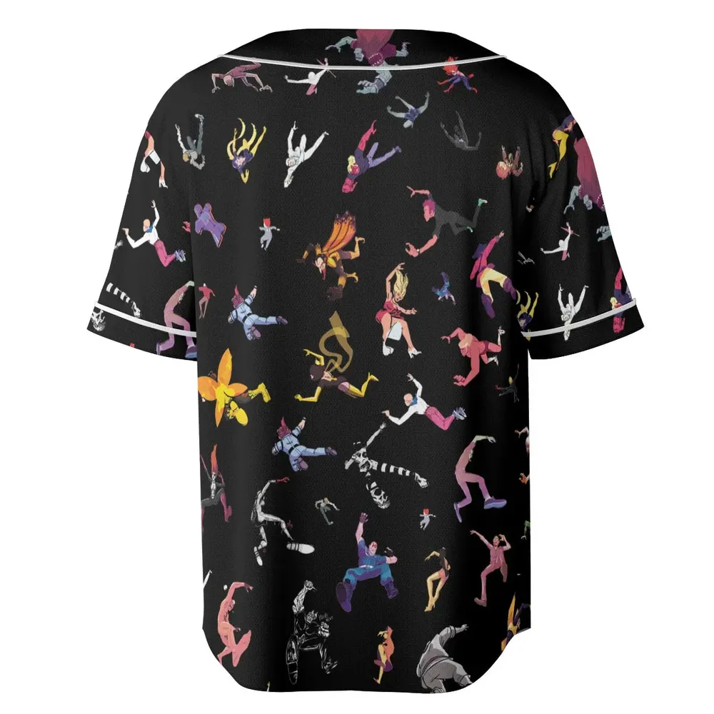Venture Bros Falling Unisex Baseball Jersey - 4