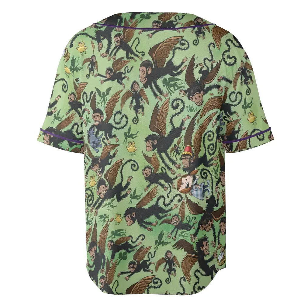 Flying Monkeys The Wizard Of Oz Unisex Baseball Jersey - 4