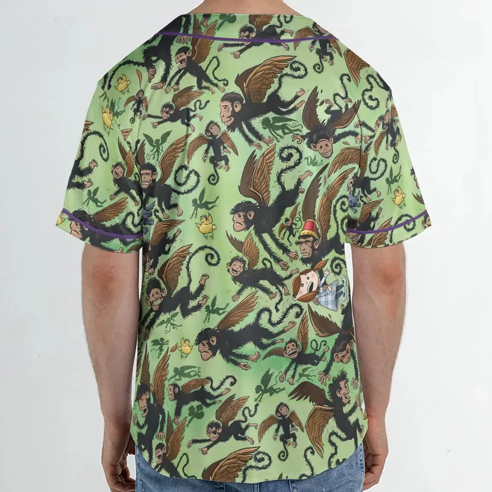 Flying Monkeys The Wizard Of Oz Unisex Baseball Jersey - 2