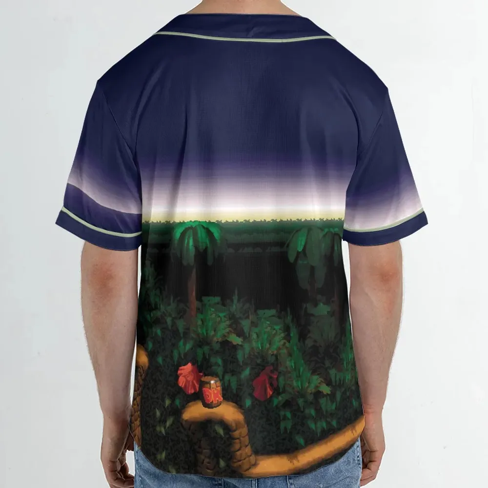 Barrel Cannon DonKey Kong Unisex Baseball Jersey - 2