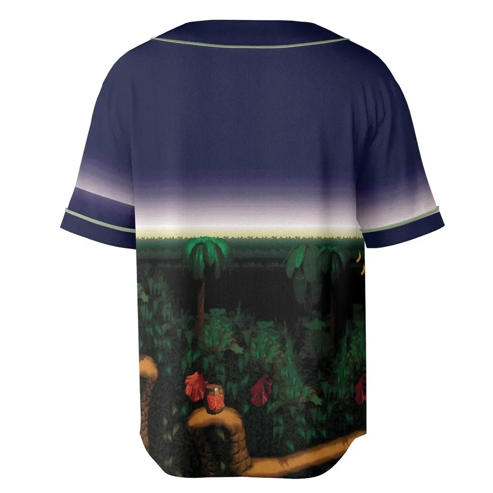 Barrel Cannon DonKey Kong Unisex Baseball Jersey - 4