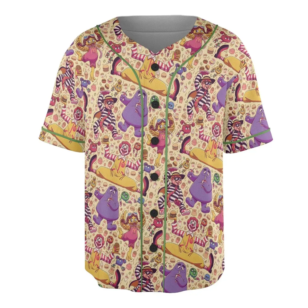 The McDonald's Gang Unisex Baseball Jersey - 3