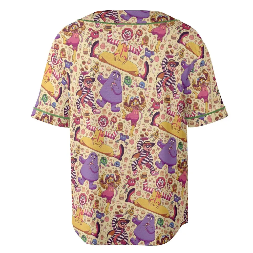 The McDonald's Gang Unisex Baseball Jersey - 4