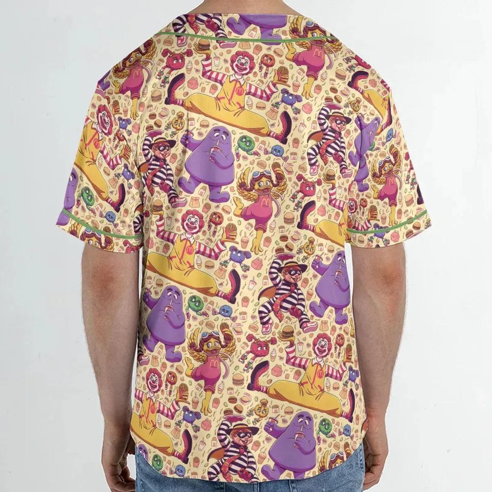The McDonald's Gang Unisex Baseball Jersey - 2