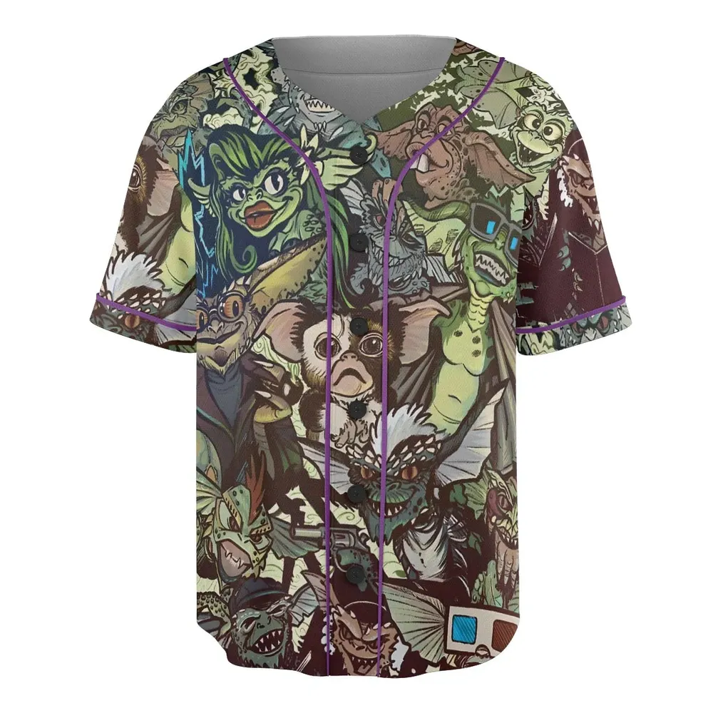Tropical Gremlins Unisex Baseball Jersey - 3