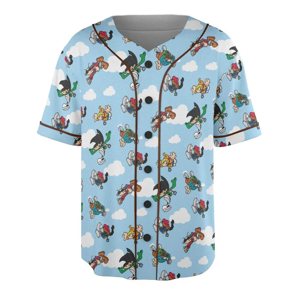 Codename Kid Next Door Characters Unisex Baseball Jersey - 3