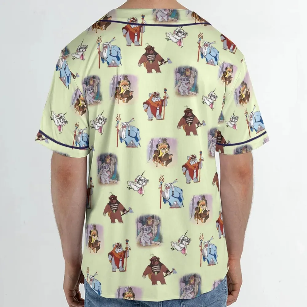 Ewoks Characters Star Wars Unisex Baseball Jersey - 2