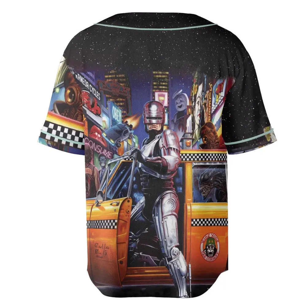 Movies Mashup Unisex Baseball Jersey - 4