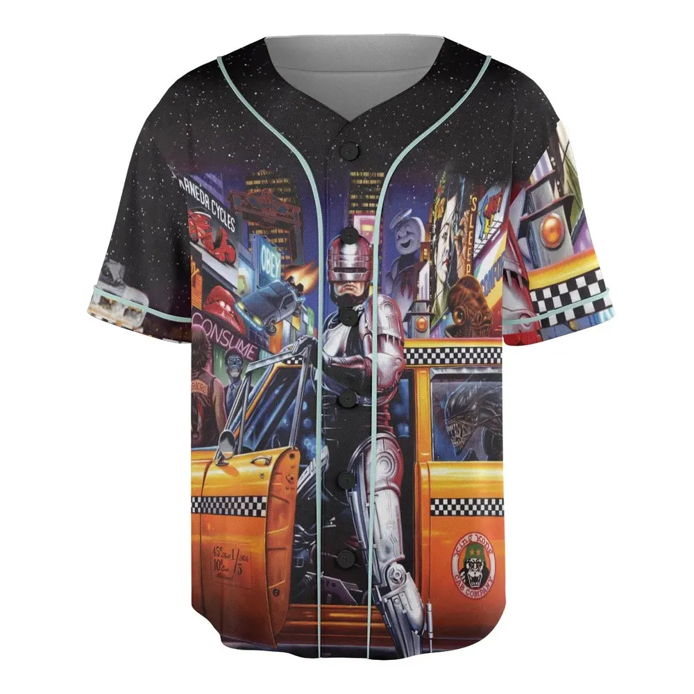 Movies Mashup Unisex Baseball Jersey - 3