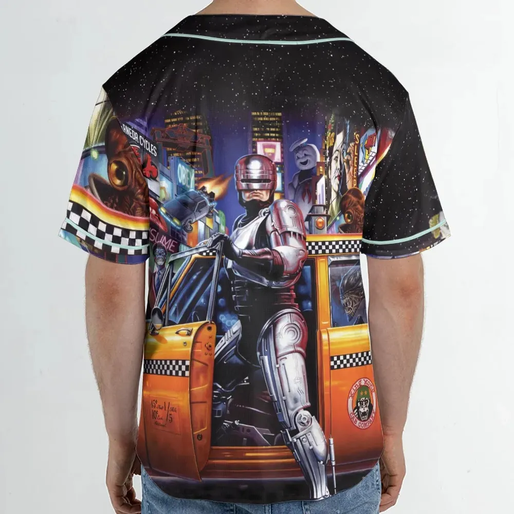 Movies Mashup Unisex Baseball Jersey - 2