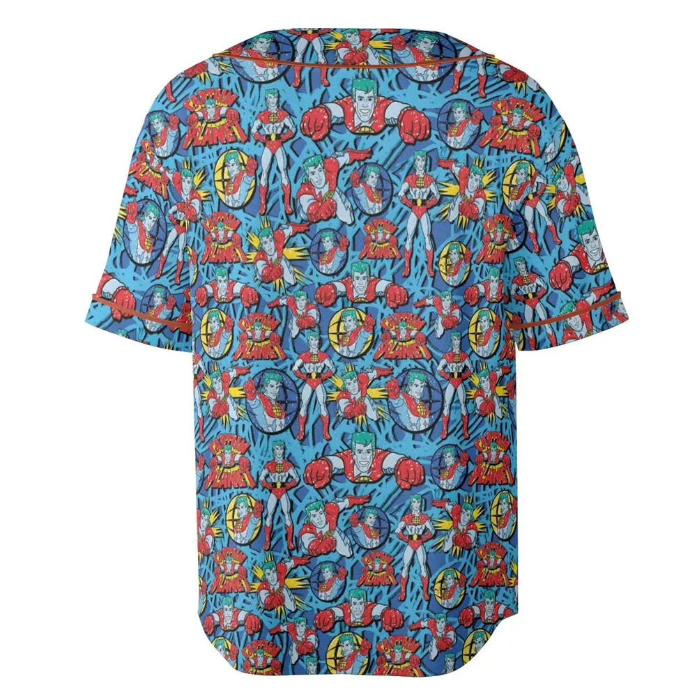 Hero of the Environment Captain Planet and the Planeteers Unisex Baseball Jersey - 4