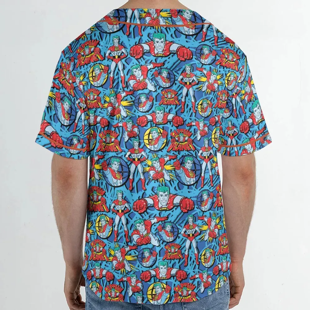 Hero of the Environment Captain Planet and the Planeteers Unisex Baseball Jersey - 2