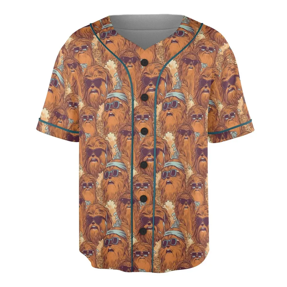 Retro Chewy Summer Vibes Unisex Baseball Jersey - 3