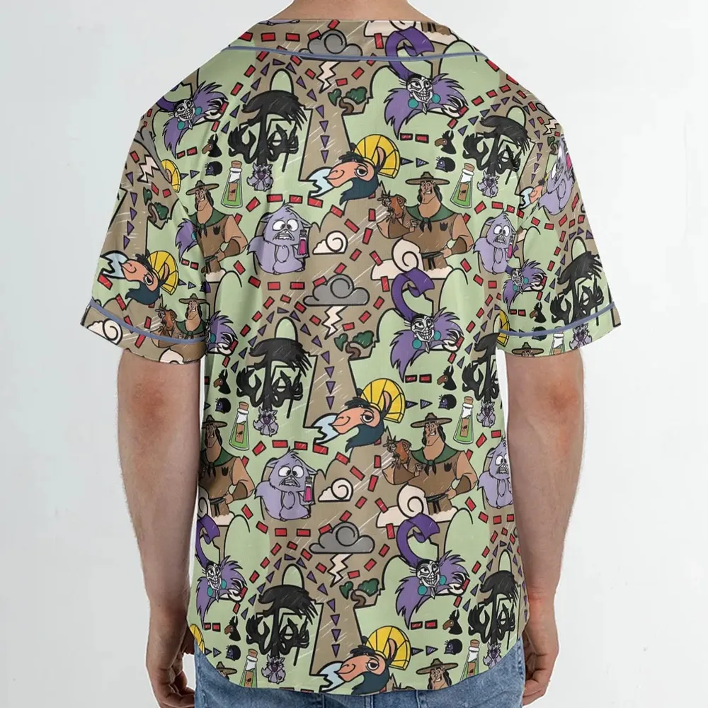 Groove Map The Emperor's New Groove Unisex Baseball Jersey - 2