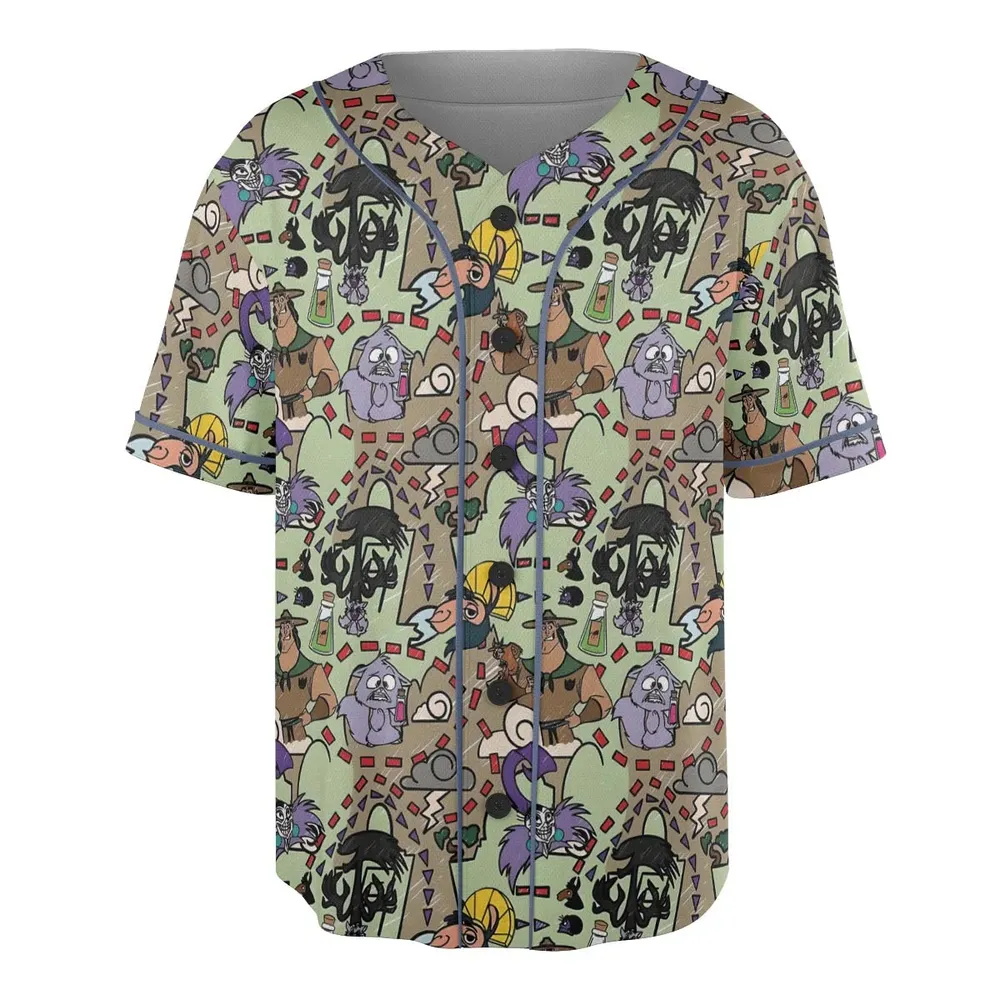 Groove Map The Emperor's New Groove Unisex Baseball Jersey - 3