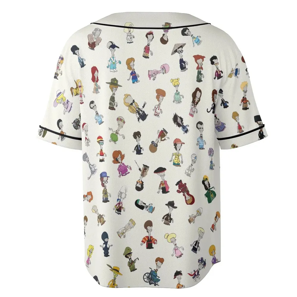 Roger persona Pop culture American Dad Unisex Baseball Jersey - 4