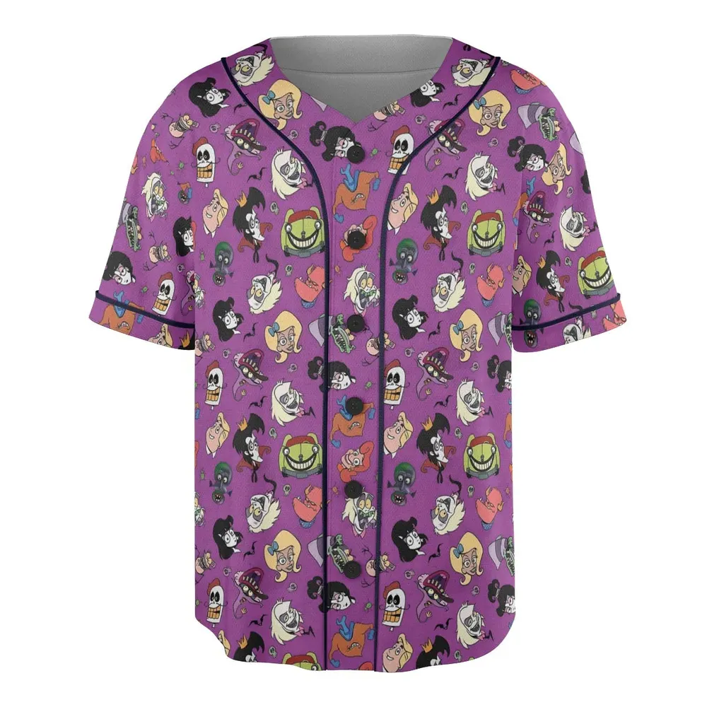 Beetlejuice Cartoon Vintage Unisex Baseball Jersey - 3