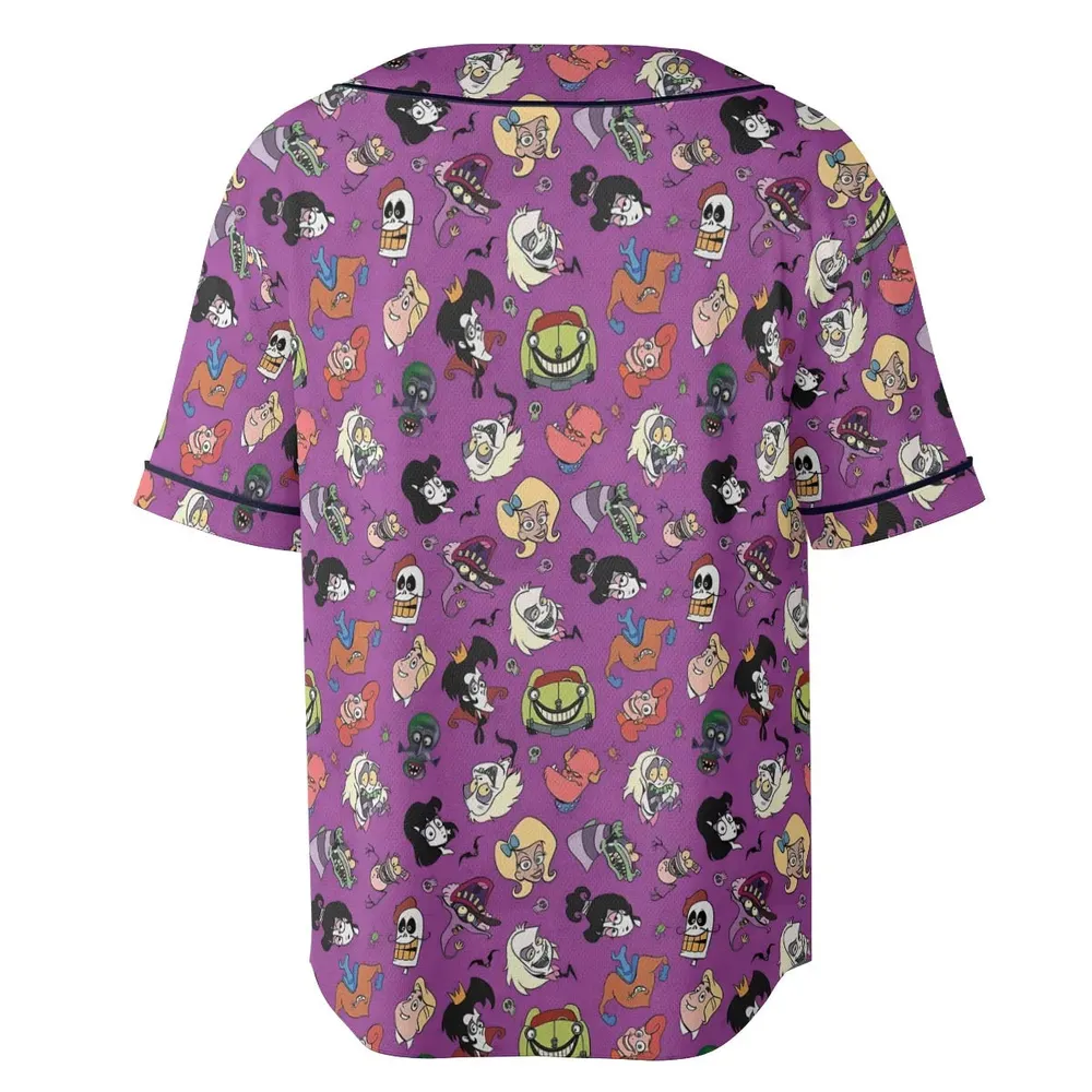 Beetlejuice Cartoon Vintage Unisex Baseball Jersey - 4