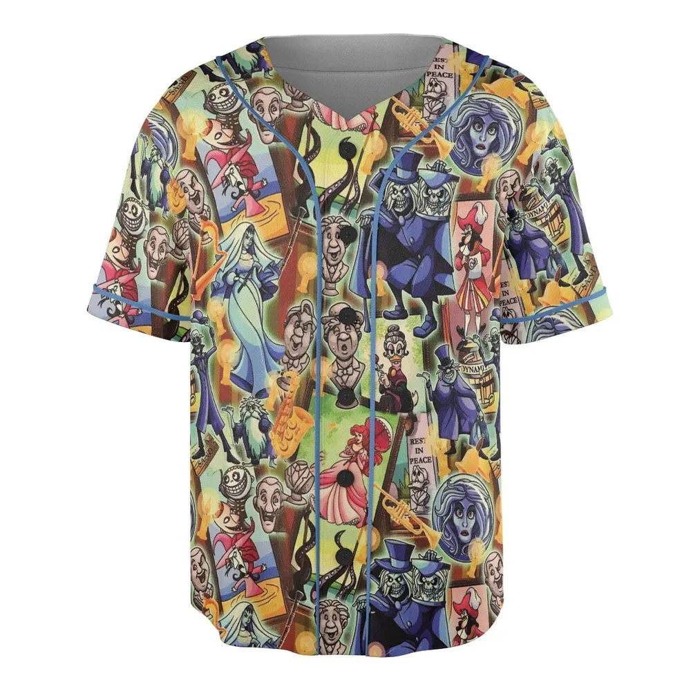 999 Happy Haunts Unisex Baseball Jersey - 3
