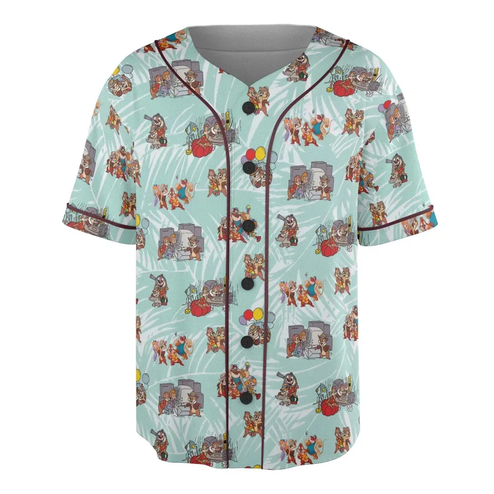 Rescue Team Chip 'n Dale Rescue Rangers Unisex Baseball Jersey - 3