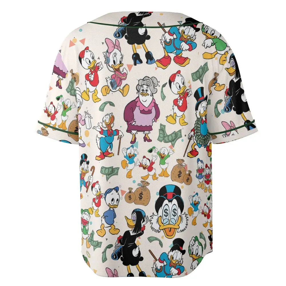 Donald Huey Dewey Ducktales Unisex Baseball Jersey - 4