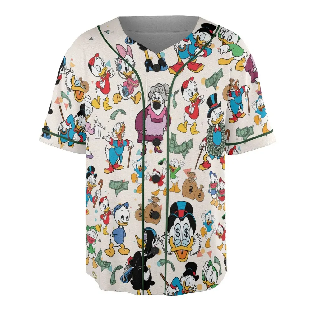 Donald Huey Dewey Ducktales Unisex Baseball Jersey - 3