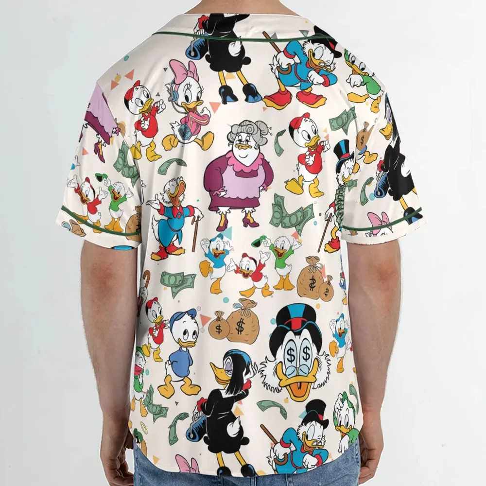 Donald Huey Dewey Ducktales Unisex Baseball Jersey - 2