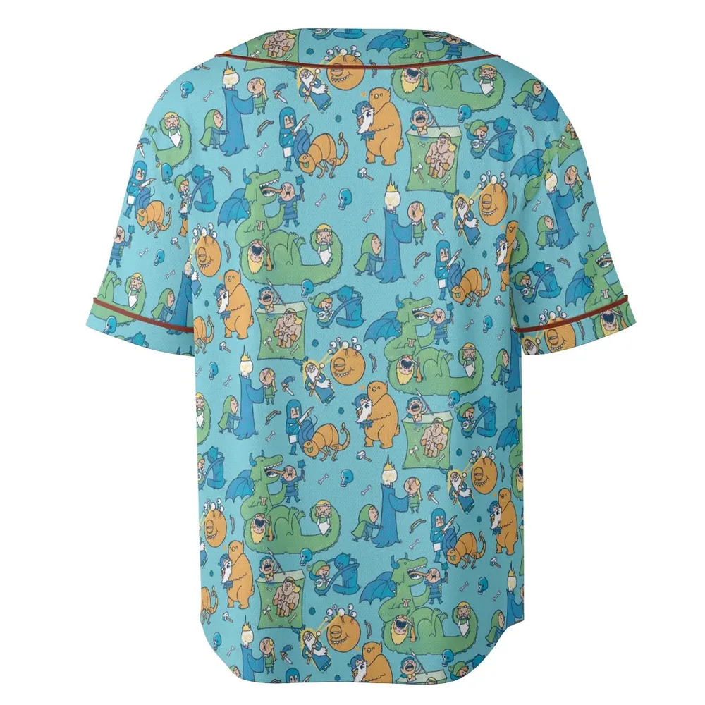 Total Party Kill DnD Unisex Baseball Jersey - 4