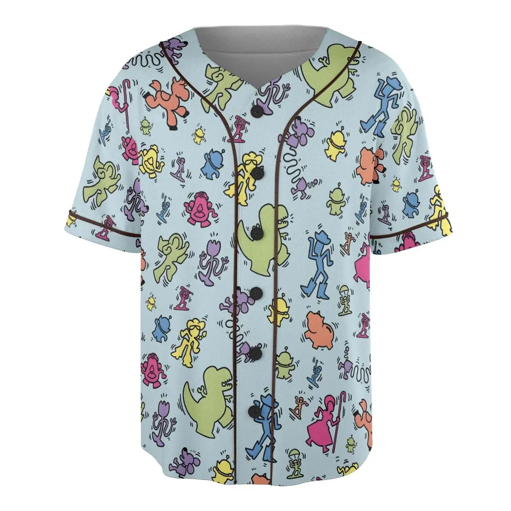 Toy Art Toy Story Unisex Baseball Jersey - 3
