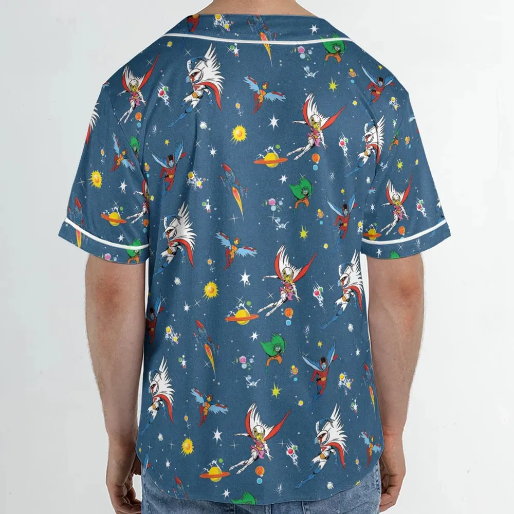 Battle of the Planets Unisex Baseball Jersey - 2