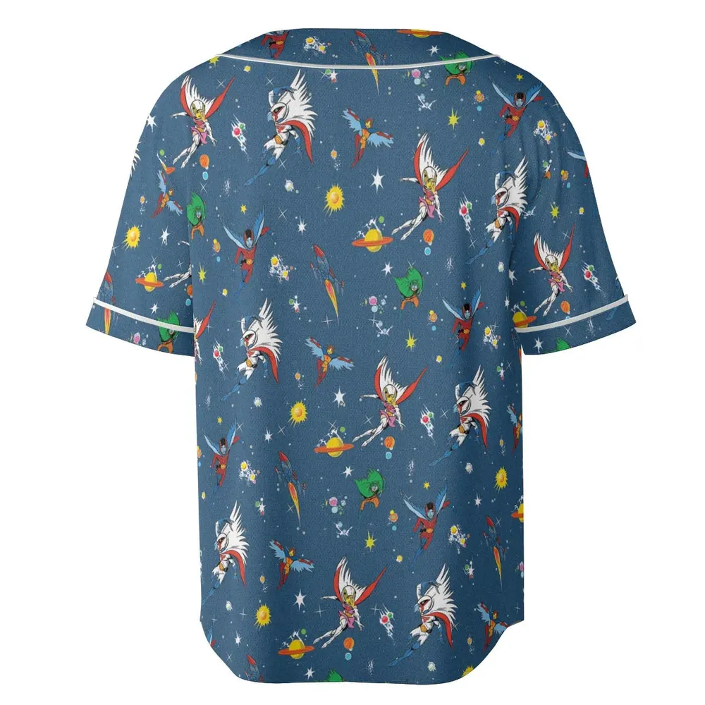 Battle of the Planets Unisex Baseball Jersey - 4