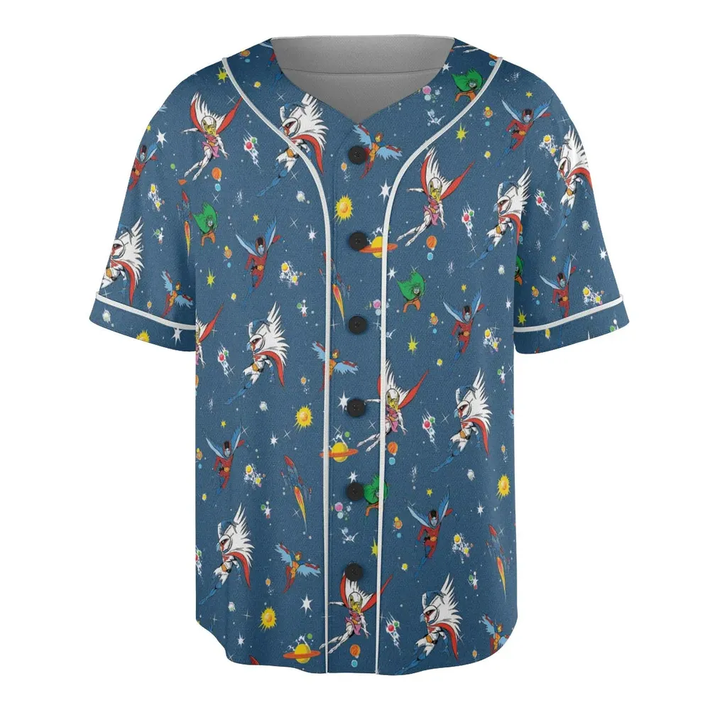 Battle of the Planets Unisex Baseball Jersey - 3