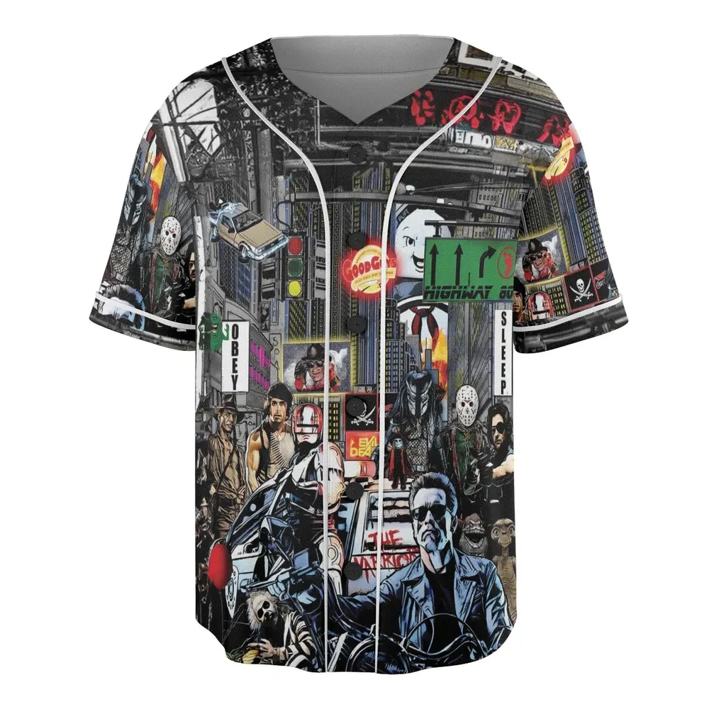 The 80s Iconic Unisex Baseball Jersey - 3
