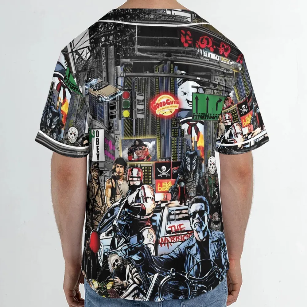 The 80s Iconic Unisex Baseball Jersey - 2