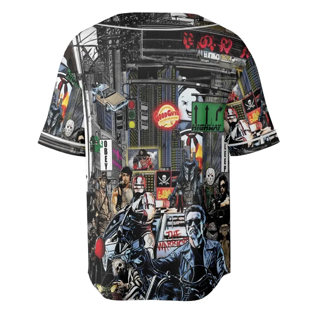 The 80s Iconic Unisex Baseball Jersey - 4