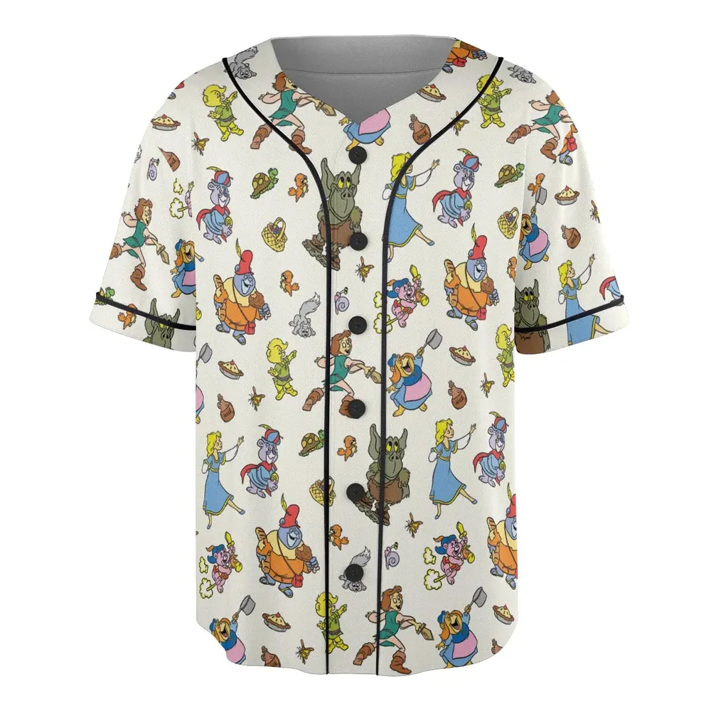 Gummi Bears Characters Unisex Baseball Jersey - 3