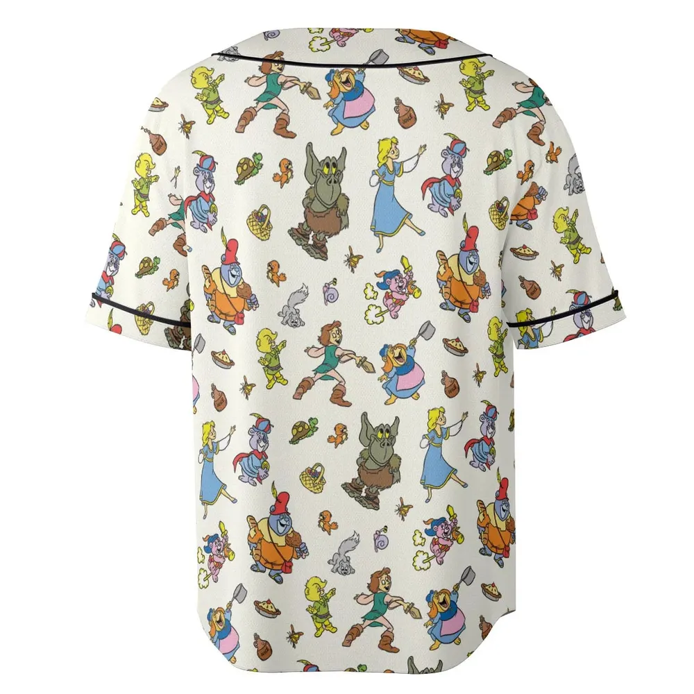 Gummi Bears Characters Unisex Baseball Jersey - 4