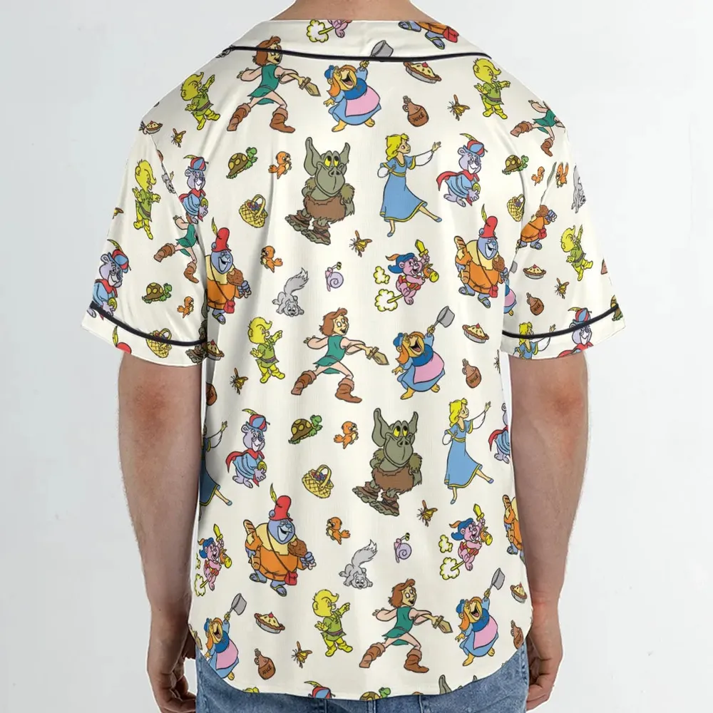 Gummi Bears Characters Unisex Baseball Jersey - 2