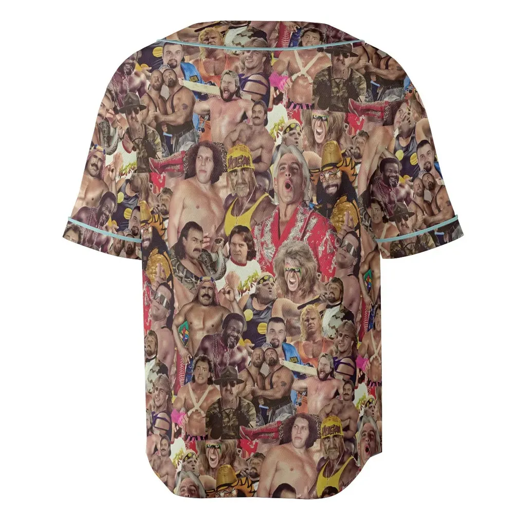 Pro Wrestlers Unisex Baseball Jersey - 4