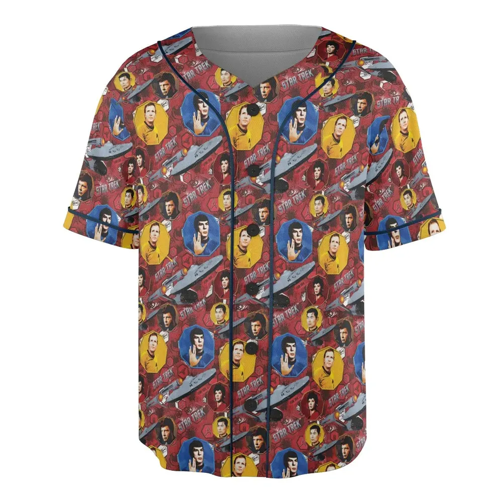 Boldly Star Trek Unisex Baseball Jersey - 3